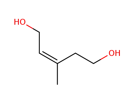 Molecular Structure of 39149-97-8 (2-Pentene-1,5-diol, 3-methyl-, (Z)-)