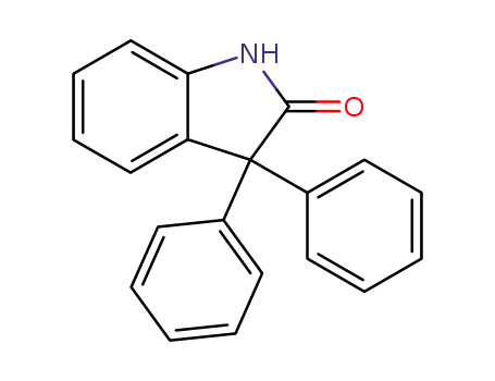Molecular Structure of 1922-79-8 (3,3-diphenyl-1,3-dihydro-2H-indol-2-one)