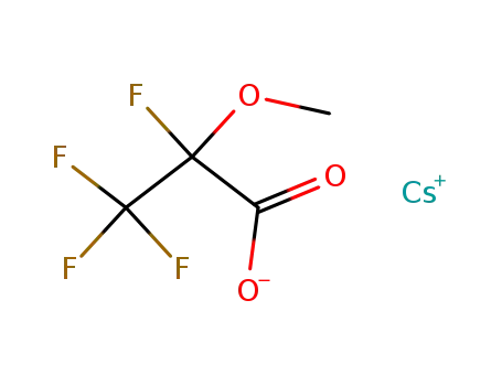 Molecular Structure of 129880-36-0 (Caesium; 2,3,3,3-tetrafluoro-2-methoxy-propionate)