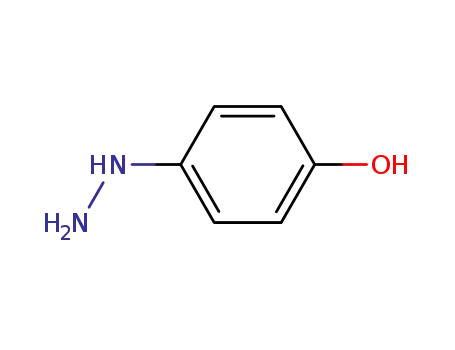 Molecular Structure of 23197-23-1 (4-hydrazinylphenol)