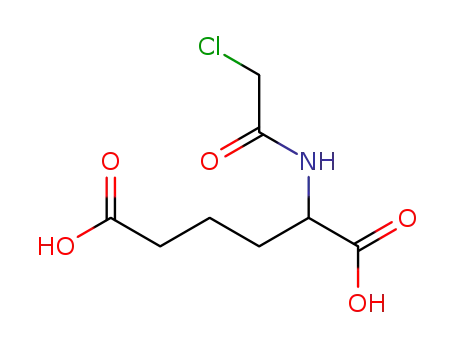 (+/-)-2-chloroacetaminohexanedioic acid