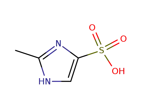 Molecular Structure of 861346-39-6 (1H-Imidazole-5-sulfonic  acid,  2-methyl-)