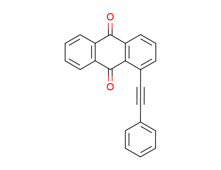 1-(phenylethynyl)anthra-9,10-quinone