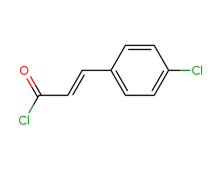 Molecular Structure of 95602-71-4 ((2E)-3-(4-chlorophenyl)acryloyl chloride)