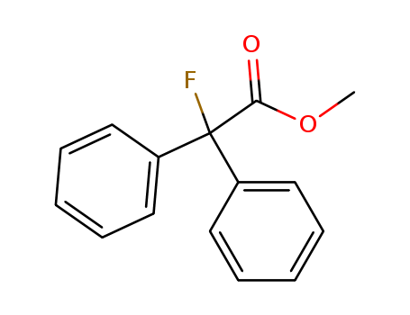 Benzeneacetic acid, a-fluoro-a-phenyl-, methyl ester