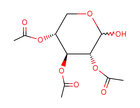 Molecular Structure of 106820-14-8 (2,3,4-TRI-O-ACETYL-D-RIBONONITRILE)