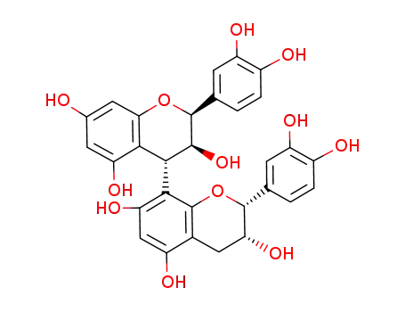Molecular Structure of 88314-64-1 (ent-epicatechin-(4α->8)-epicatechin)