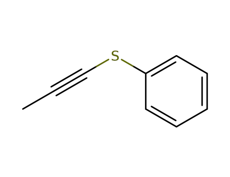Benzene, (1-propynylthio)-