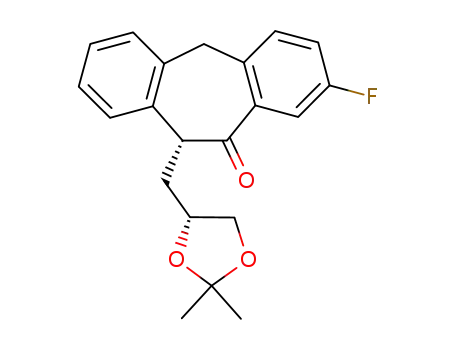 (11R)-11-{[(4R)-2,2-dimethyl-1,3-dioxolane-4-yl]methyl}-8-fluoro-5,11-dihydro-10H-dibenzo[a,d]cyclohepten-10-one