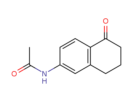 Molecular Structure of 88611-67-0 (N-(5-Oxo-5,6,7,8-tetrahydronaphthalen-2-yl)acetamide)
