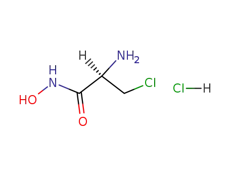 Molecular Structure of 120883-74-1 (D-2-amino-3-chloropropionohydroxamic acid hydrochloride)
