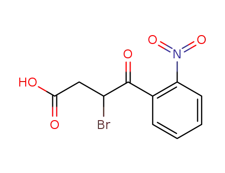 3-bromo-4-(2-nitro-phenyl)-4-oxo-butyric acid