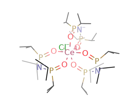 Molecular Structure of 1361254-54-7 (Ce[N(i-Pr<sub>2</sub>PO)<sub>2</sub>]<sub>3</sub>Cl)