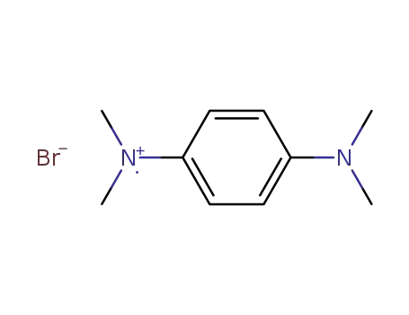 Molecular Structure of 24624-25-7 (tetra-<i>N</i>-methyl-<i>p</i>-phenylenediamine,radical ion[1+]; bromide)