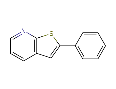 Molecular Structure of 111079-40-4 (2-phenylthieno<2,3-b>pyridine)