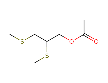 1-Propanol,2,3-bis(methylthio)-, 1-acetate