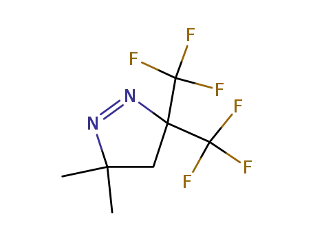 3,3-dimethyl-5,5-bis(trifluoromethyl)-1-pyrazoline