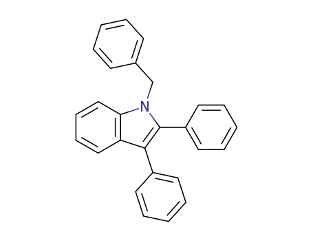 Molecular Structure of 117788-15-5 (1-benzyl-2,3-diphenyl-1H-indole)