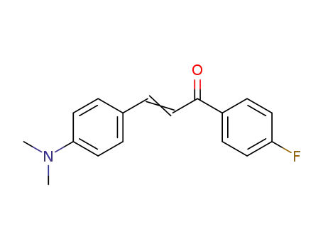 Molecular Structure of 28081-19-8 (4-(DIMETHYLAMINO)-4'-FLUOROCHALCONE)
