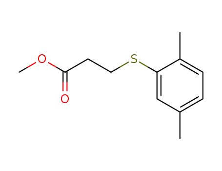 Propanoic acid, 3-[(2,5-dimethylphenyl)thio]-, methyl ester