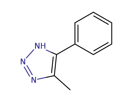 Molecular Structure of 55324-06-6 (1H-1,2,3-Triazole, 4-methyl-5-phenyl-)