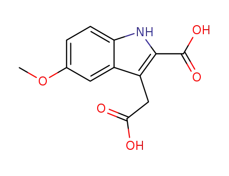 3-(carboxymethyl)-5-methoxy-1H-indole-2-carboxylic acid