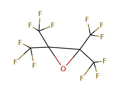 Molecular Structure of 1708-78-7 (2,2,3,3-tetrakis(trifluoromethyl)oxirane)