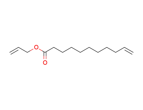 Molecular Structure of 7493-76-7 (ALLYL UNDECYLENATE)