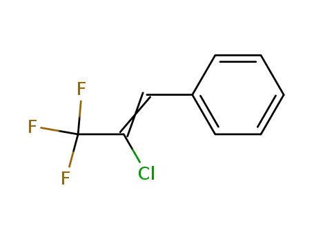 Molecular Structure of 104696-00-6 (Benzene, (2-chloro-3,3,3-trifluoro-1-propenyl)-)