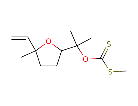 xanthate of 1-(5-ethenyl-5-methyl-2-tetrahydrofuranyl)-1-methylethanol