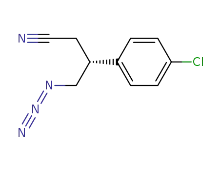 4-azido-3-(p-chlorophenyl)butyronitrile