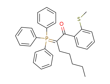 1-Heptanone, 1-[2-(methylthio)phenyl]-2-(triphenylphosphoranylidene)-