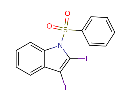 1H-Indole, 2,3-diiodo-1-(phenylsulfonyl)-