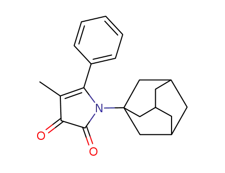 1-adamantyl-4-methyl-5-phenyl-2,3-dihydropyrrole-2,3-dione