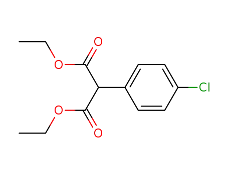 Molecular Structure of 19677-37-3 (DIETHYL 4-CHLOROPHENYL MALONATE)