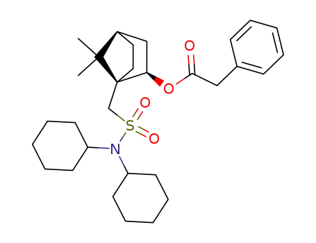 Phenyl-acetic acid (1S,2R,4R)-1-[(dicyclohexylsulfamoyl)-methyl]-7,7-dimethyl-bicyclo[2.2.1]hept-2-yl ester