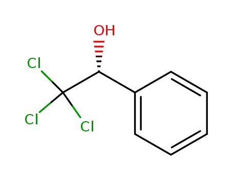 Molecular Structure of 53432-39-6 (Benzenemethanol, a-(trichloromethyl)-, (R)-)