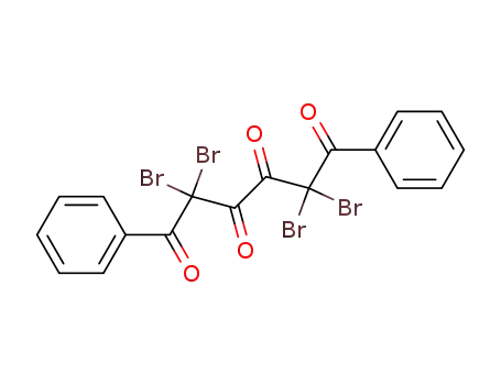 Molecular Structure of 861525-37-3 (2,2,5,5-tetrabromo-1,6-diphenyl-hexane-1,3,4,6-tetraone)