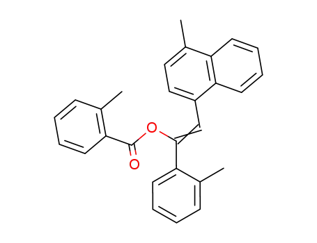 Benzoic acid, 2-methyl-,
2-(4-methyl-1-naphthalenyl)-1-(2-methylphenyl)ethenyl ester