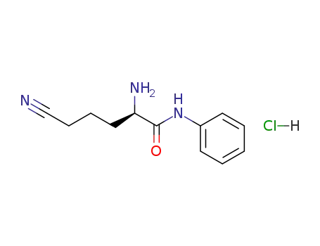 (R)-2-Amino-5-cyano-pentanoic acid phenylamide; hydrochloride