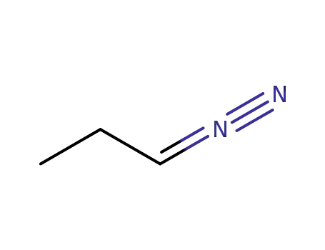 Molecular Structure of 764-02-3 (Propane, 1-diazo-)