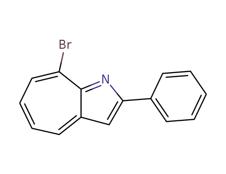Molecular Structure of 121505-49-5 (8-bromo-2-phenylcyclohepta[b]pyrrole)