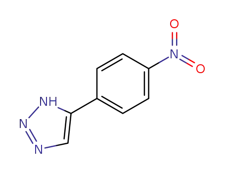 Molecular Structure of 6111-97-3 (4-(4-Nitrophenyl)-1H-1,2,3-triazole)