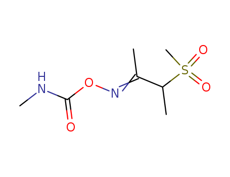 2-Butanone,3-(methylsulfonyl)-, O-[(methylamino)carbonyl]oxime