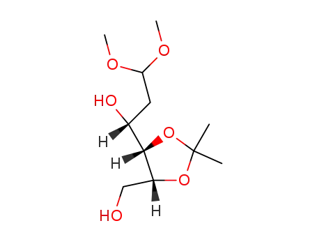 Molecular Structure of 73982-69-1 (2-deoxy-4,5-O-isopropylidene-D-arabino-hexose dimethyl acetal)