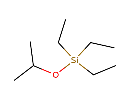 Molecular Structure of 1571-45-5 (triethyl(propan-2-yloxy)silane)