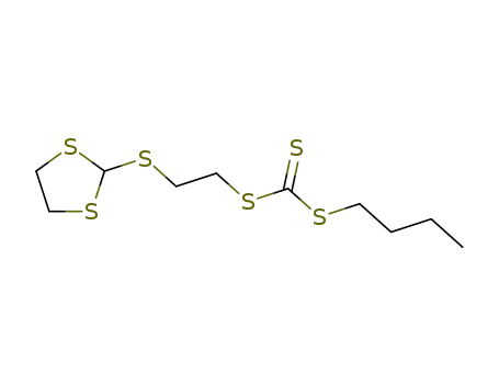 Trithiocarbonic acid butyl ester 2-([1,3]dithiolan-2-ylsulfanyl)-ethyl ester