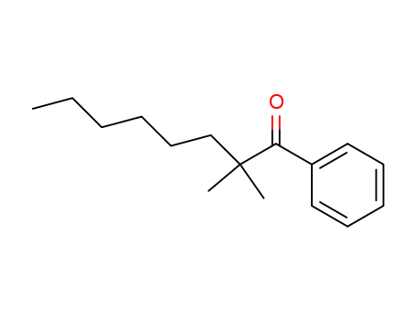 Molecular Structure of 873416-40-1 (2,2-dimethyl-1-phenyl-octan-1-one)