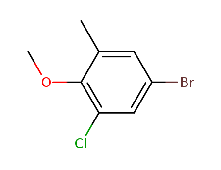 Benzene,5-bromo-1-chloro-2-methoxy-3-methyl-