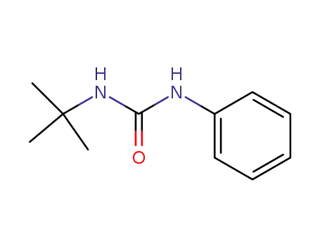 Molecular Structure of 15054-54-3 (Urea,N-(1,1-dimethylethyl)-N'-phenyl-)